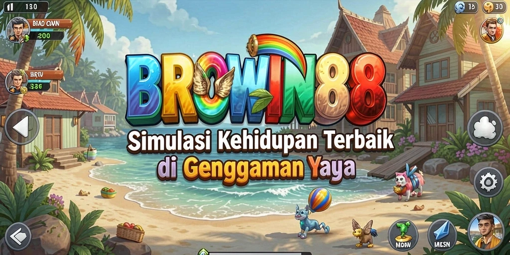 Tampilan gameplay BROWIN88 yang mengasyikkan dan interaktif.