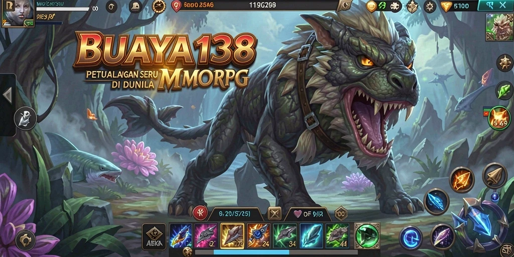 Screenshot dari gameplay menarik BUAYA138 di dunia MMORPG.