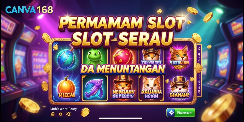 Tampilan permainan Slot yang menarik dari CANVA168 dengan grafis dan suara yang memikat.