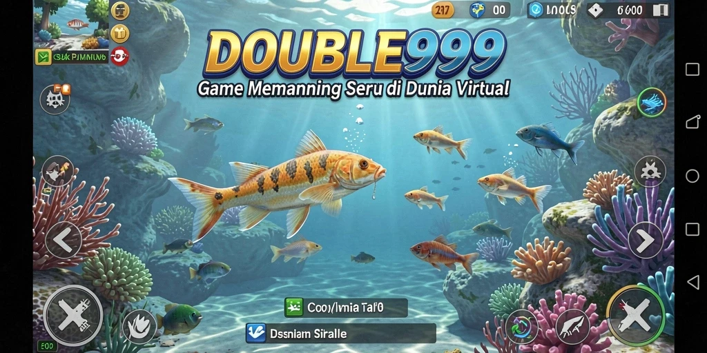 Tangkapan ikan yang menakjubkan dalam gameplay DOUBLE999.