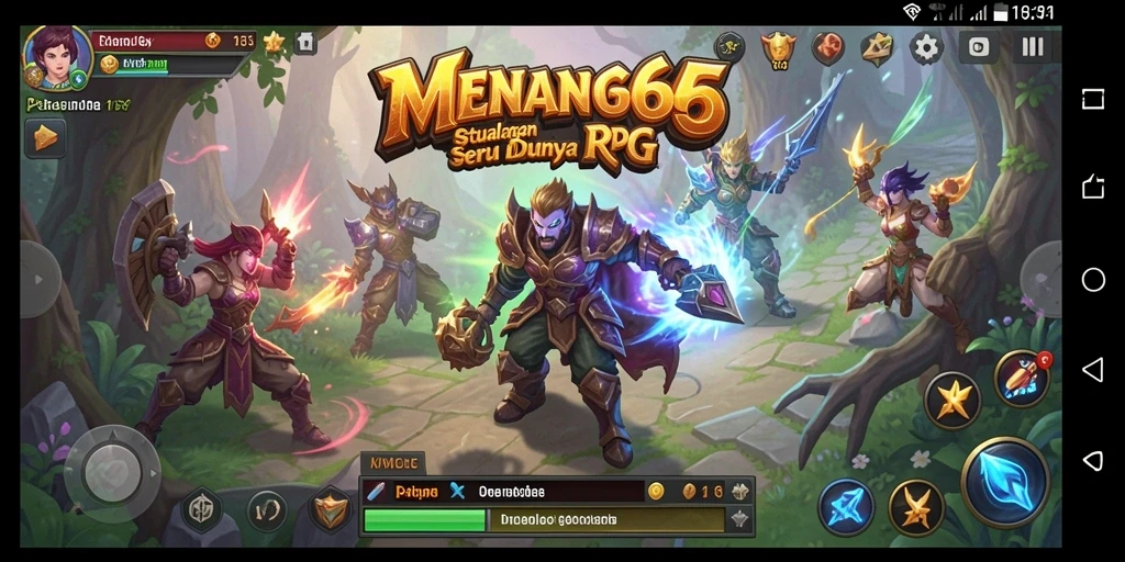 Tampilan gameplay MENANG666 yang penuh aksi dan petualangan RPG.