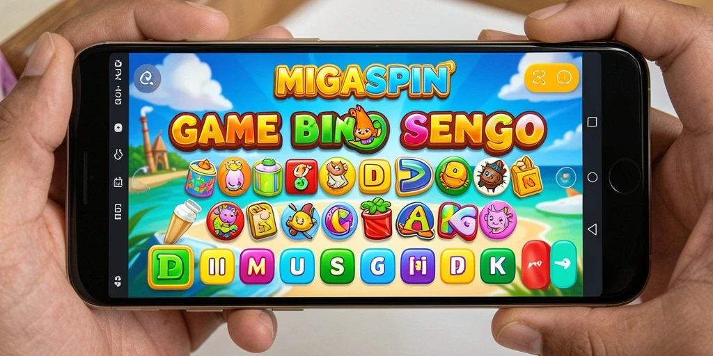 Tangkapan layar gameplay seru MIGASPIN saat bermain Bingo.