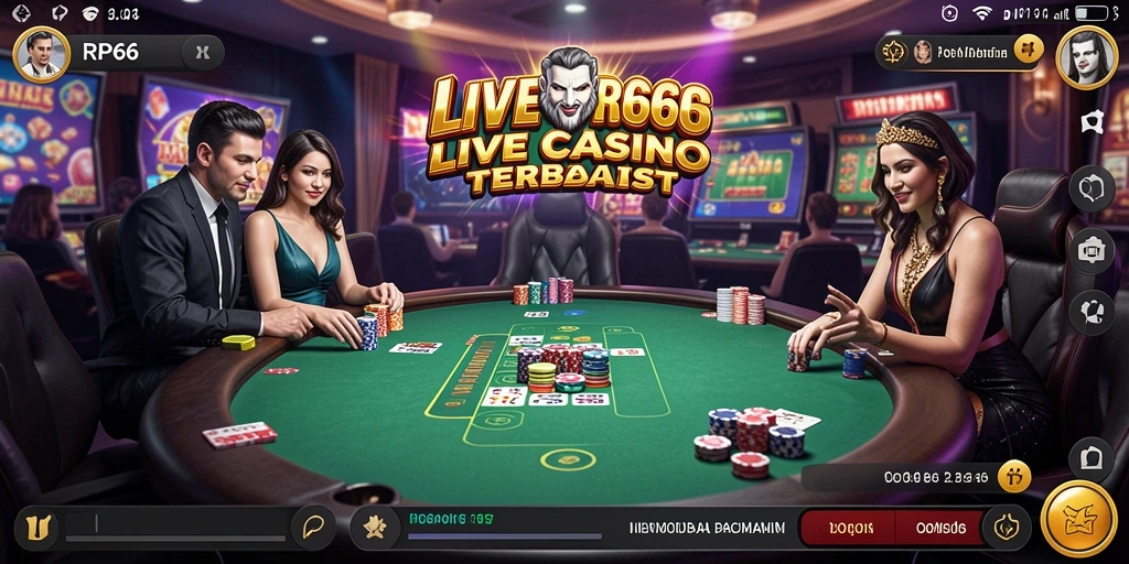 Gameplay Live Casino RP66 yang mendebarkan dan interaktif.