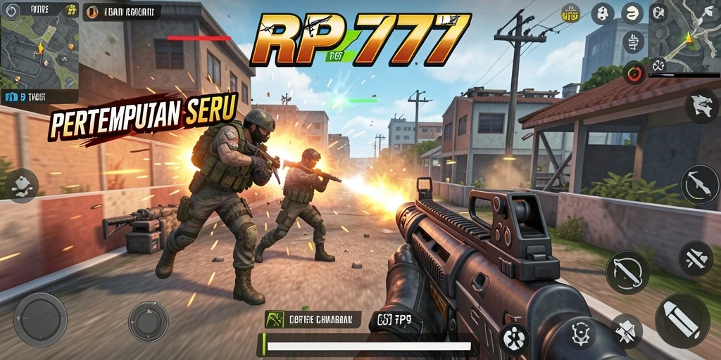 Tampilan menarik dari gameplay RP777 yang mendebarkan.