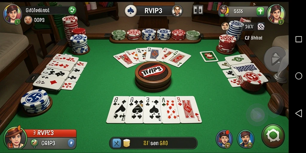 Tampilan gameplay seru dan menantang dalam RVIP3.