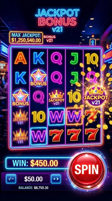 Screenshot dari halaman utama aplikasi v21.